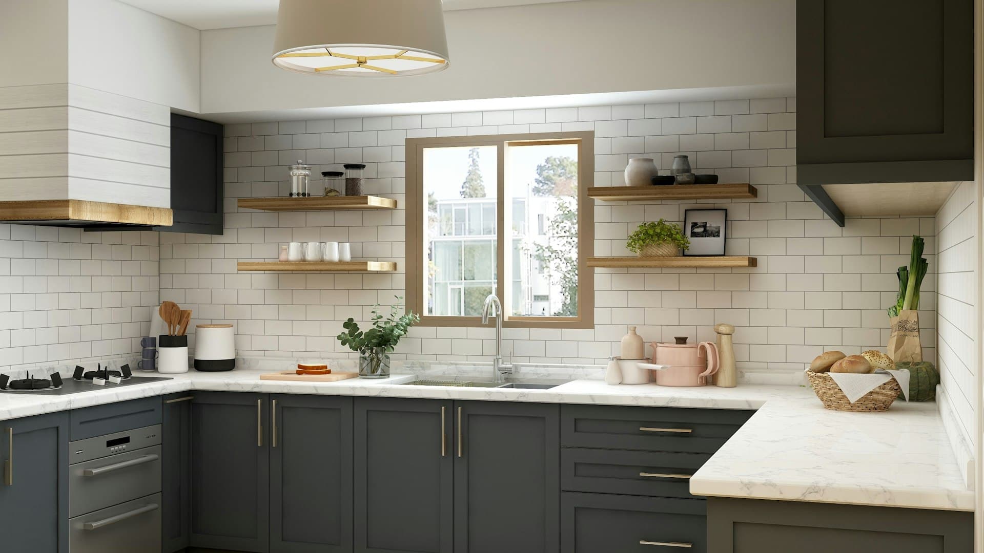 Kitchen — Warm minimalist kitchens